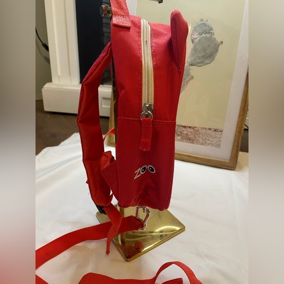 Skip Hop zoo red fox toddler backpack with leash - Picture 3 of 6